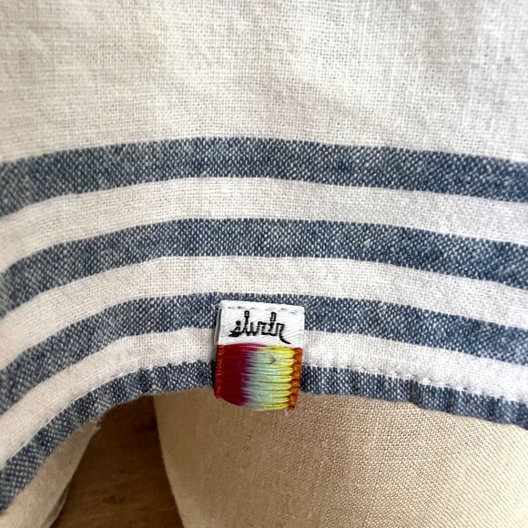 SLVDR - Striped Shirt - Pullover -1/4 Button Up -Short Sleeve - XL Half Placket - Picture 10 of 10